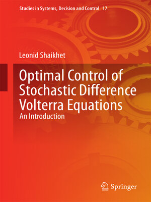 cover image of Optimal Control of Stochastic Difference Volterra Equations